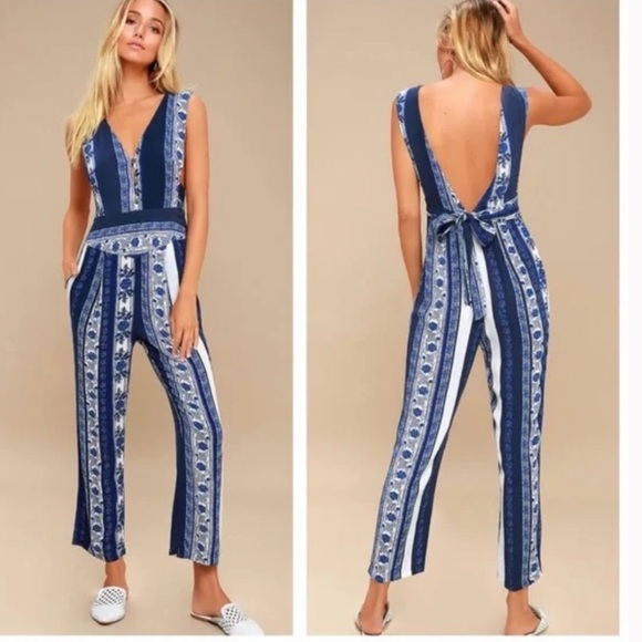 Free People all shook up jumpsuit sz 4 - Picture 9 of 9